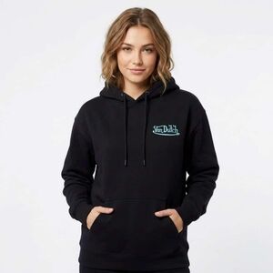 (Y2K) Von Dutch Small Logo Pullover Hoodie